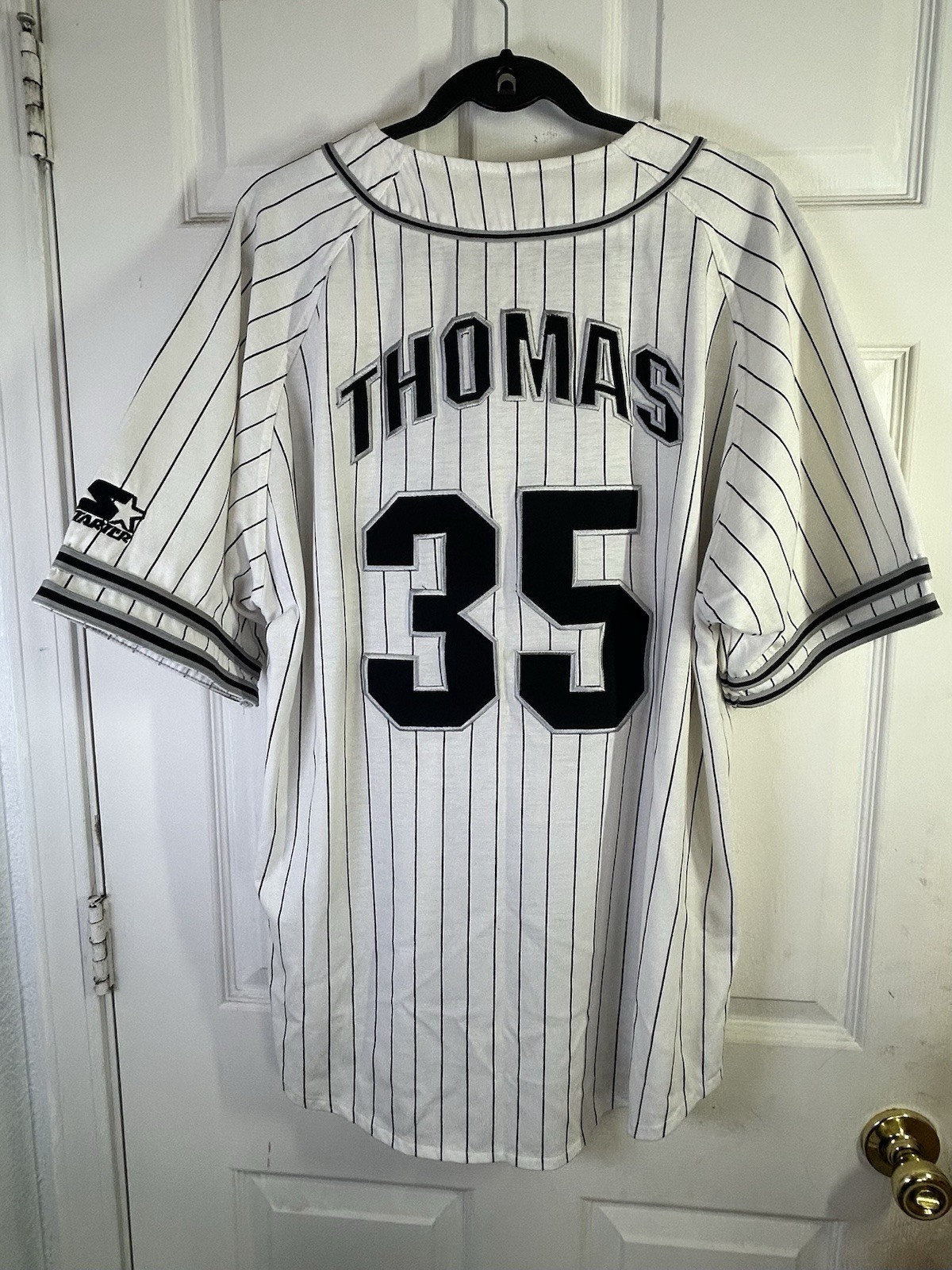 “Big Hurt” Thomas #35 Vintage Detroit Jersey by Starter made in Korea - XXL