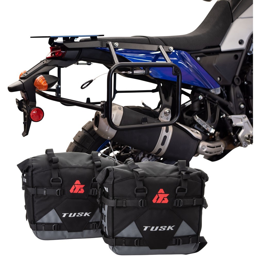 TUSK Pannier Racks, Pilot Pannier Bags and Top Rack for Yamaha Tenere 700 2025