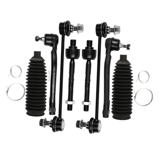 Front Inner Outer Tie Rod End w/Boot Sway Bar for Hyundai, for Kia