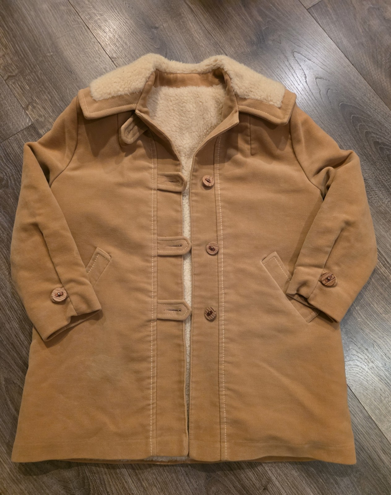 Vtg 70s Arthur Jay Rovercoat Shearling Boho Rancher Jacket Women M Penny Lane Mo Vtg 70s Arthur Jay Rovercoat Shearling Boho Rancher Jacket Women M Penny Lane Mo