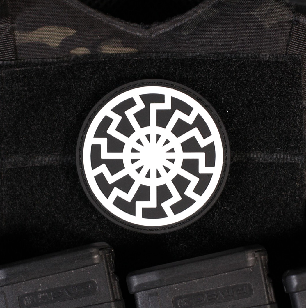 Black Sun Rune PVC Patch Black Sun Rune PVC Patch