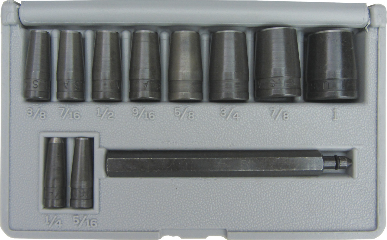 Lang 950 11 Piece Gasket Punch Set for Automotive Tools with 