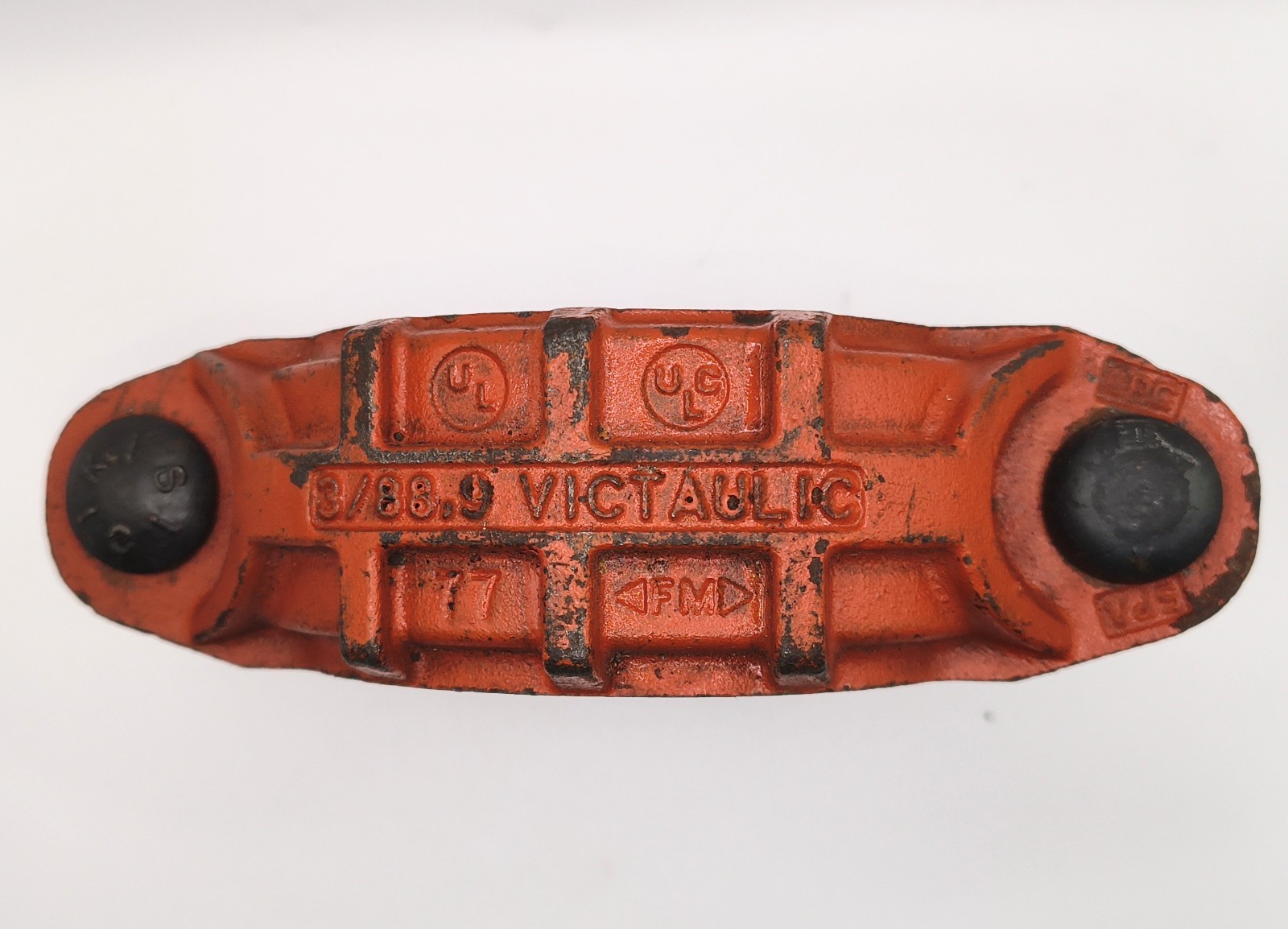 Victaulic Coupling Grooved Model  3/88.9 77 FM Orange New Unused 
