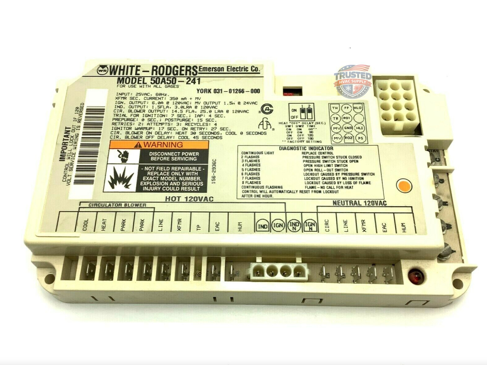 50A50-241 FAN RUNNING NONSTOP? IT'S NOT THE BOARD - FREE TECH HELP 031-01266-000 50A50-241 FAN RUNNING NONSTOP? IT'S NOT THE BOARD - FREE TECH HELP 031-01266-000