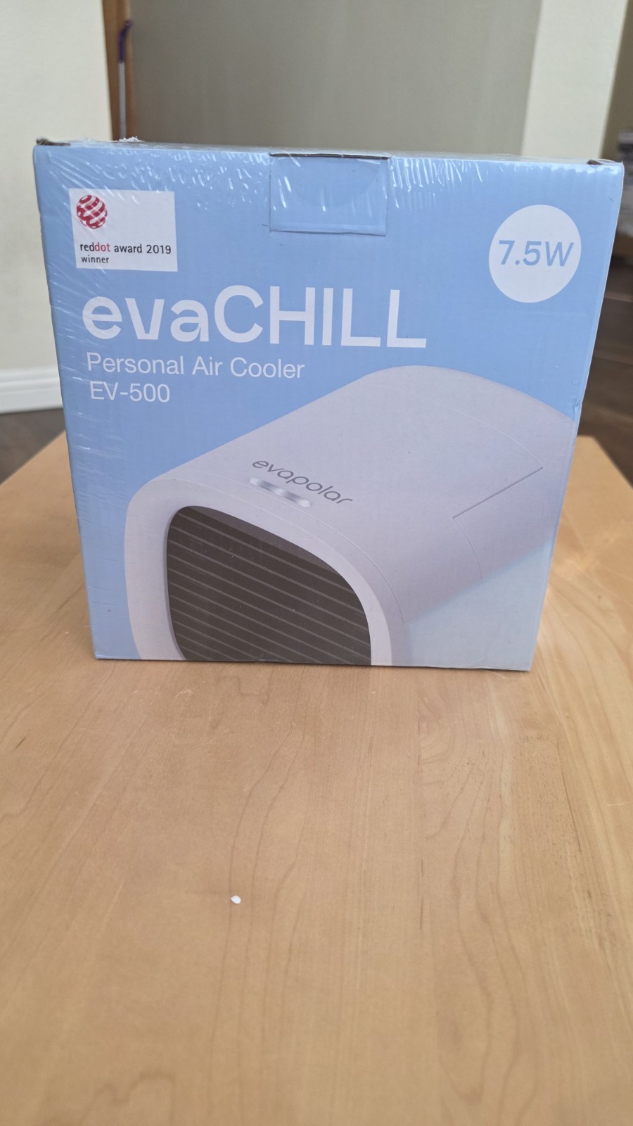 Evapolar evaCHILL EV-500 Portable Air Cooler 7.5W Opaque White NEW SEALED