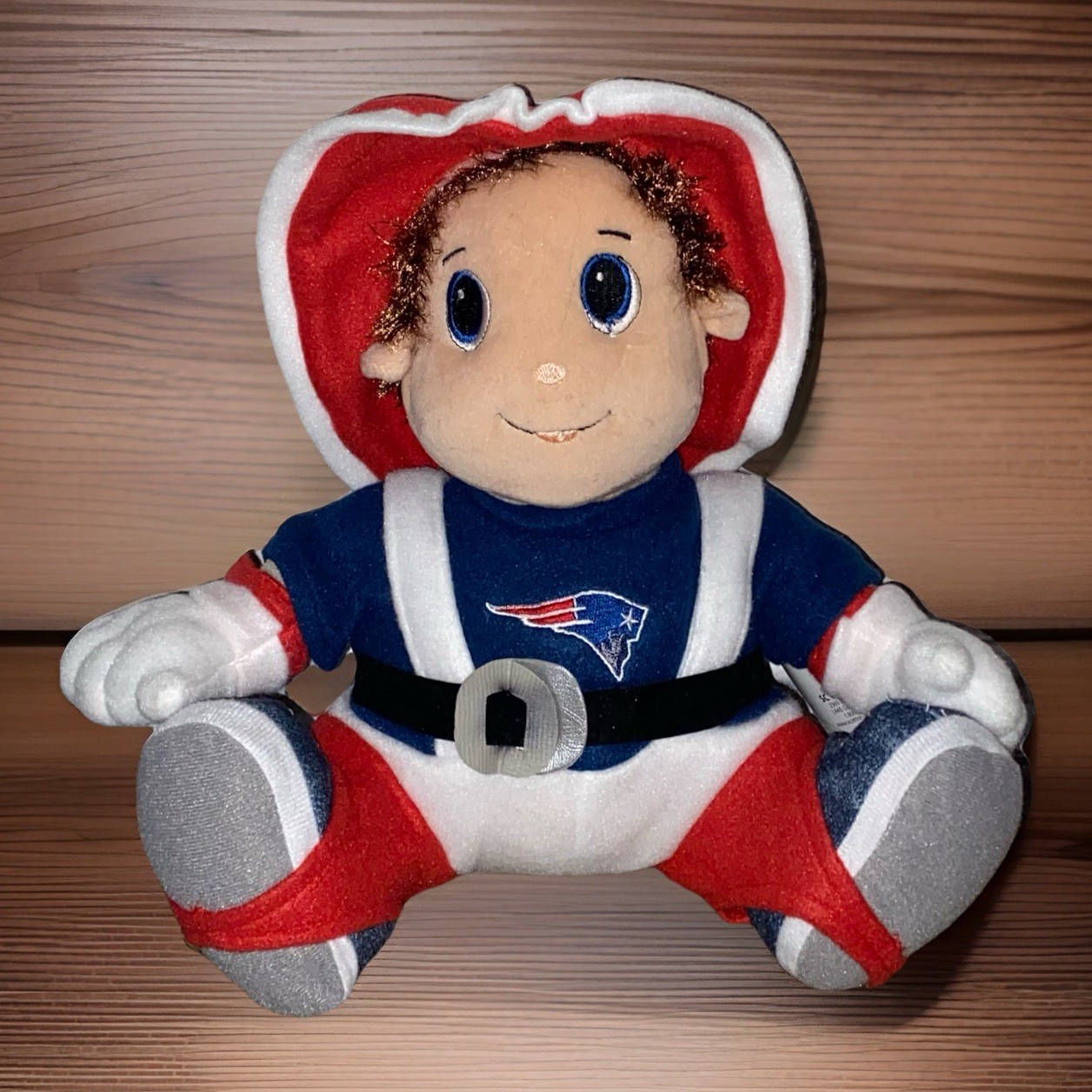Vintage NFL Lil Fans New England Patriots Plush Stuffed Doll Lil Fans NWT NEW Vintage NFL Lil Fans New England Patriots Plush Stuffed Doll Lil Fans NWT NEW