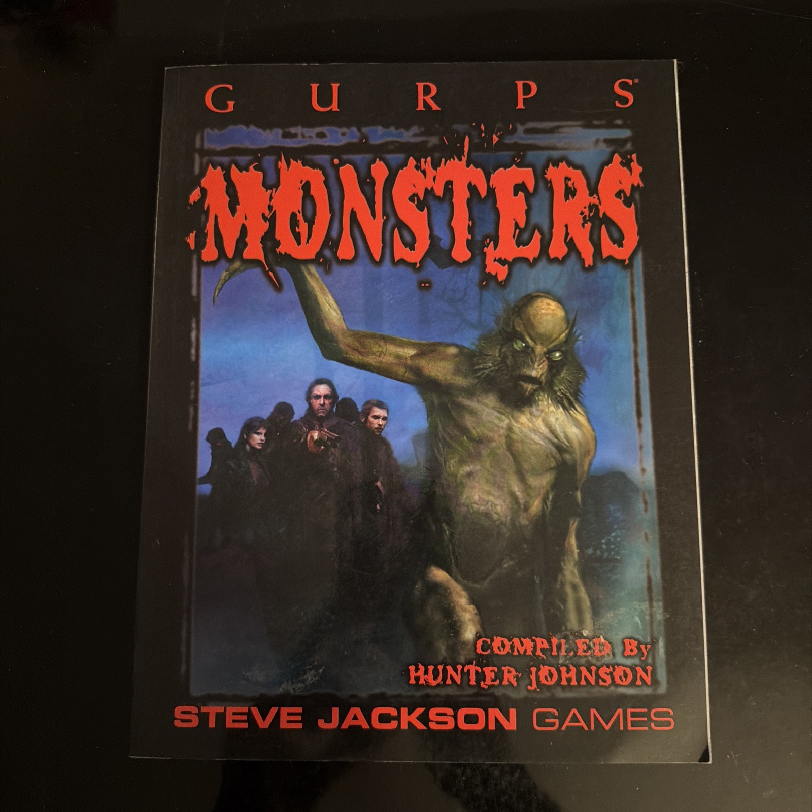 GURPS Monsters Hunter Johnson Steve Jackson Games 2001 1st Print RPG GURPS Monsters Hunter Johnson Steve Jackson Games 2001 1st Print RPG