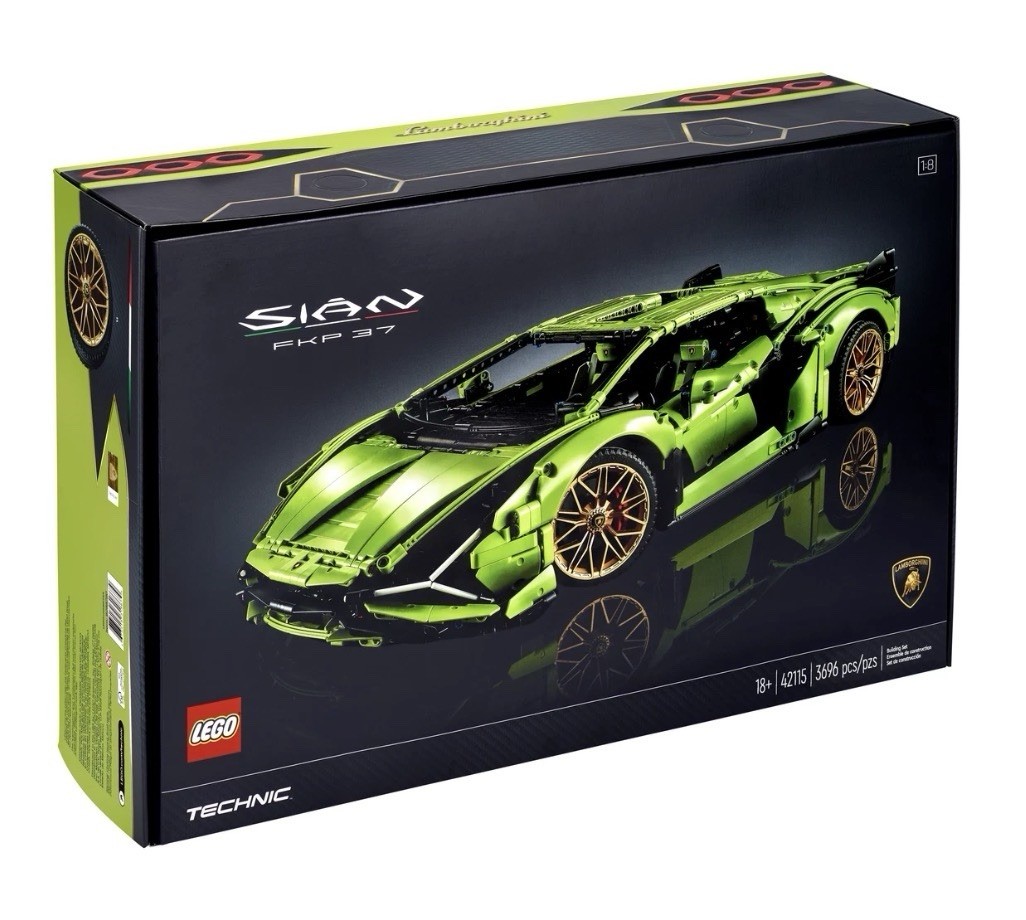 LEGO Technic Lamborghini Sián FKP 37 (42115) Brand New Sealed Set