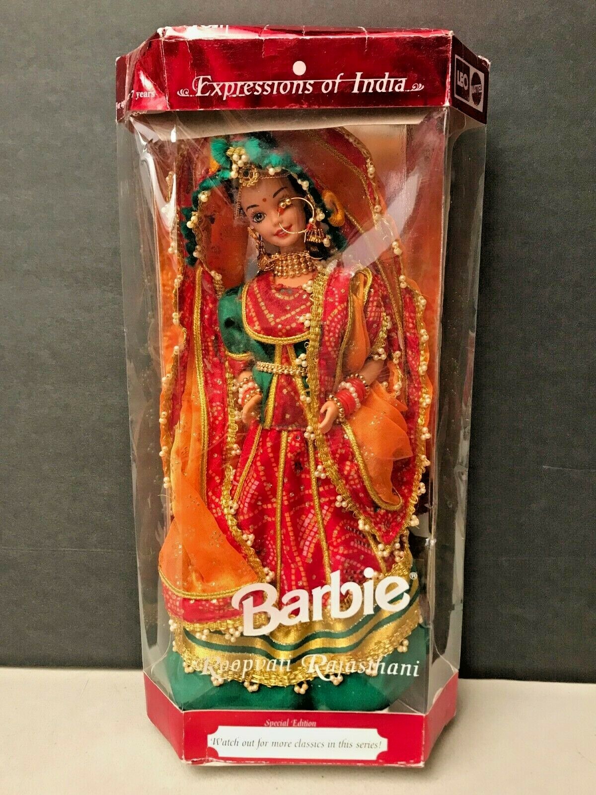 Expressions of India Barbie Roopvati Rajasthani Indian Rare .