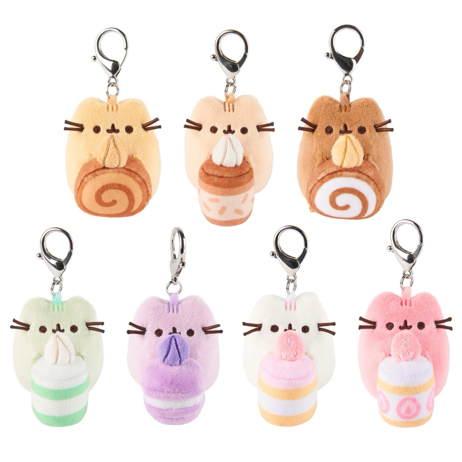 New Pusheen Gund Blind Box Series 23 Sweets Dessert Theme Plush Bag Keychain New Pusheen Gund Blind Box Series 23 Sweets Dessert Theme Plush Bag Keychain