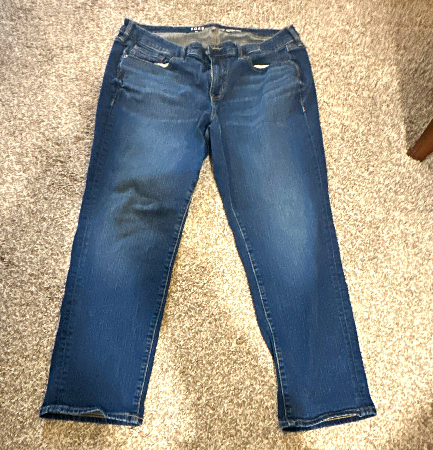 Torrid Women’s Boyfriend Jeans Size 14 Blue Denim Stretch 5-Pocket Solid Torrid Women’s Boyfriend Jeans Size 14 Blue Denim Stretch 5-Pocket Solid