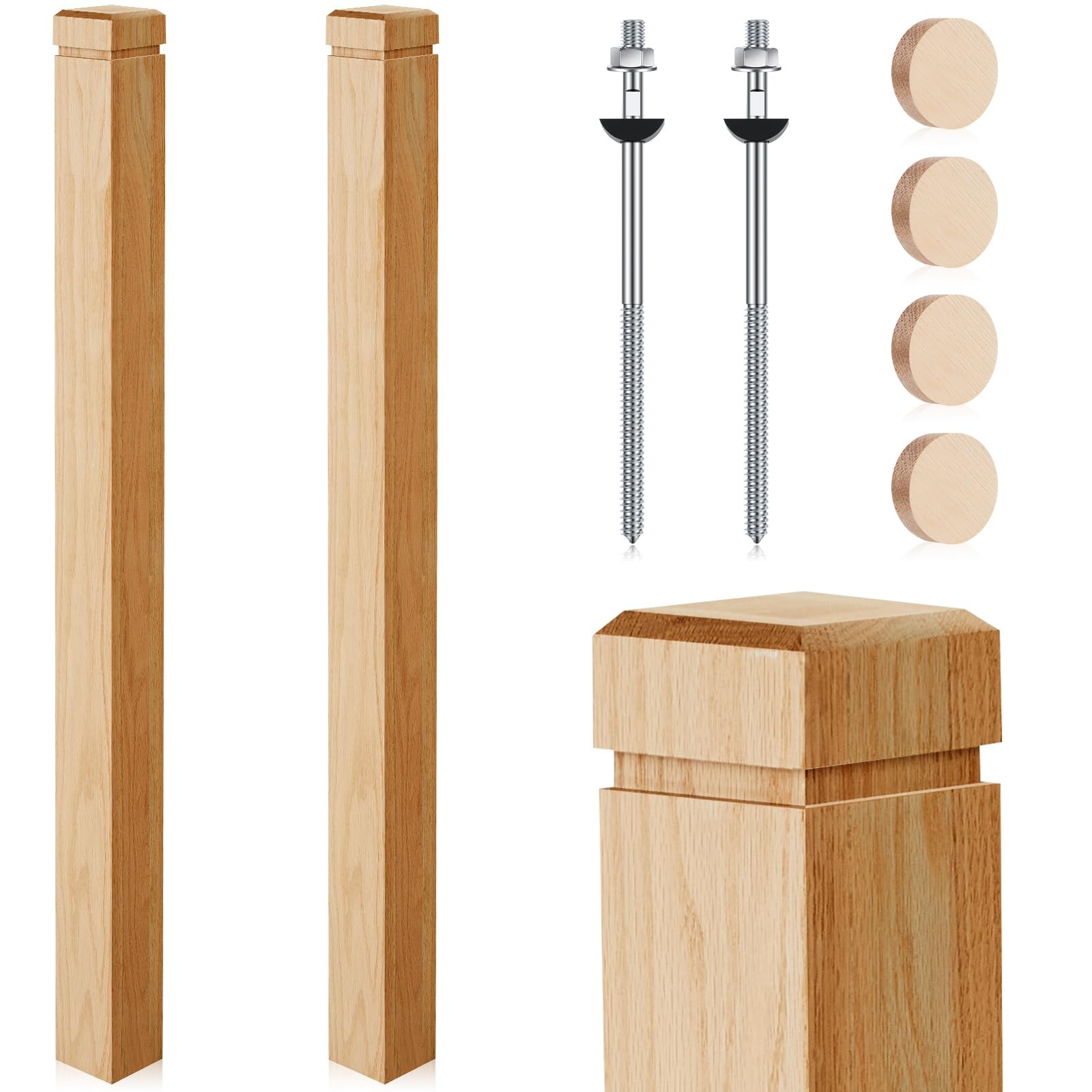 CroBlissful 2 Pcs 3.5 x x 48 Inch Solid x x 48 inches, natural CroBlissful 2 Pcs 3.5 x x 48 Inch Solid x x 48 inches, natural