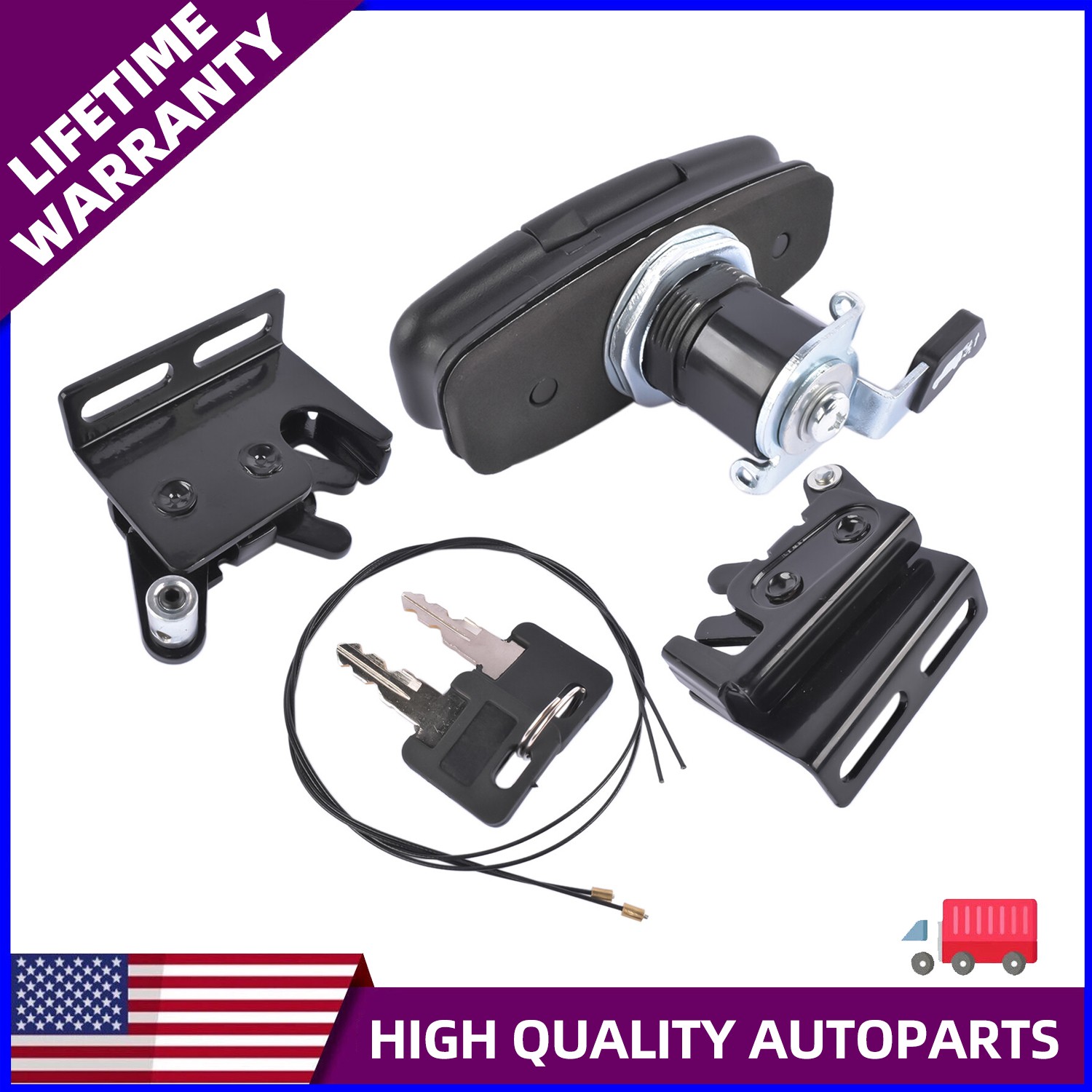 FOR Leer Truck Cap and Tonneau Cover Twist Lock / Handle & Latches 83515/83514