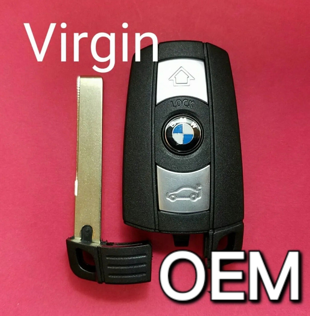 KR55WK49127 - Unlocked OEM BMW 3 5 Series Non-Smart Key 3B CAS3