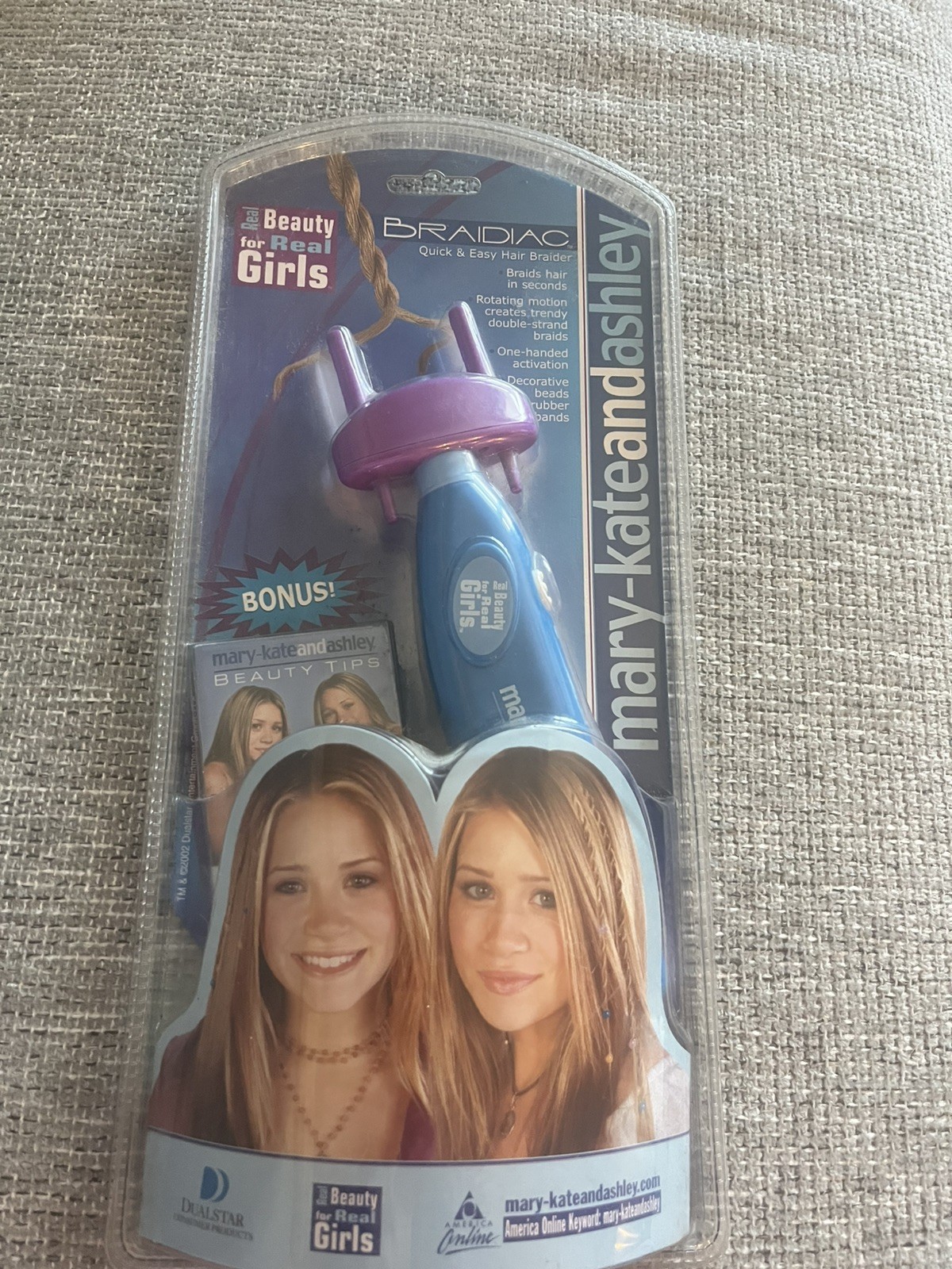 RARE Vintage Y2K Mary Kate and Ashley Braidiac NEW Dual Wand Hair Braider RARE Vintage Y2K Mary Kate and Ashley Braidiac NEW Dual Wand Hair Braider
