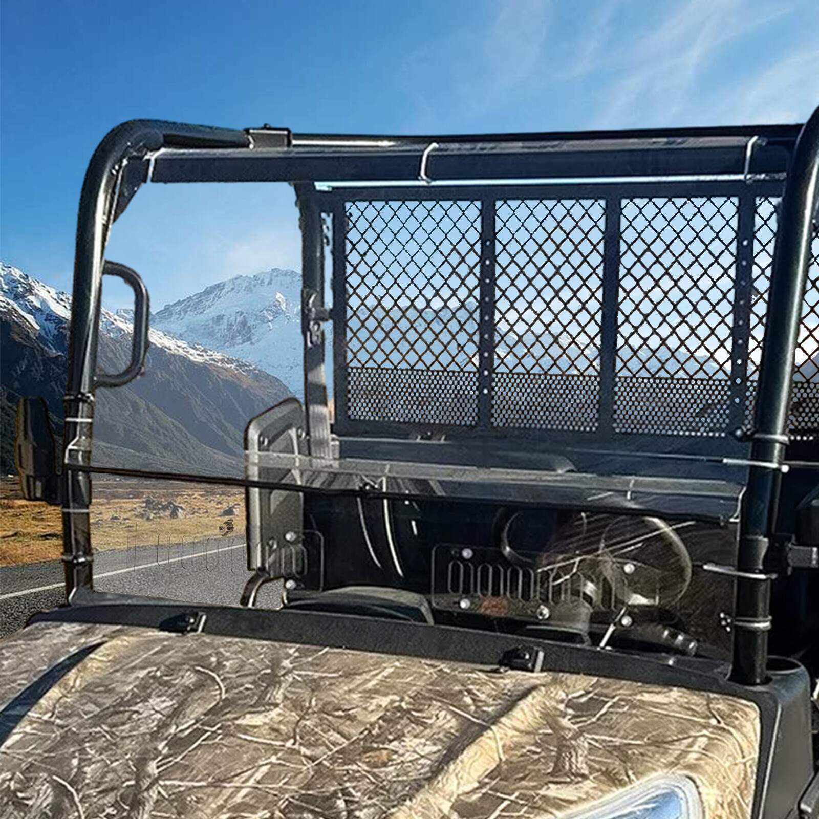 For KUBOTA RTV X900 X1120 X1130 X1140 2 PIECE Clear Vented Windshield UTV / SXS For KUBOTA RTV X900 X1120 X1130 X1140 2 PIECE Clear Vented Windshield UTV / SXS