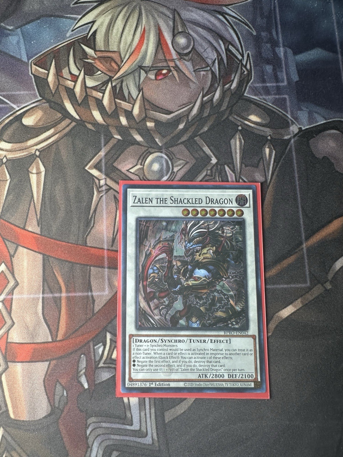 Zalen the Shackled Dragon BPRO-EN042 Super Rare