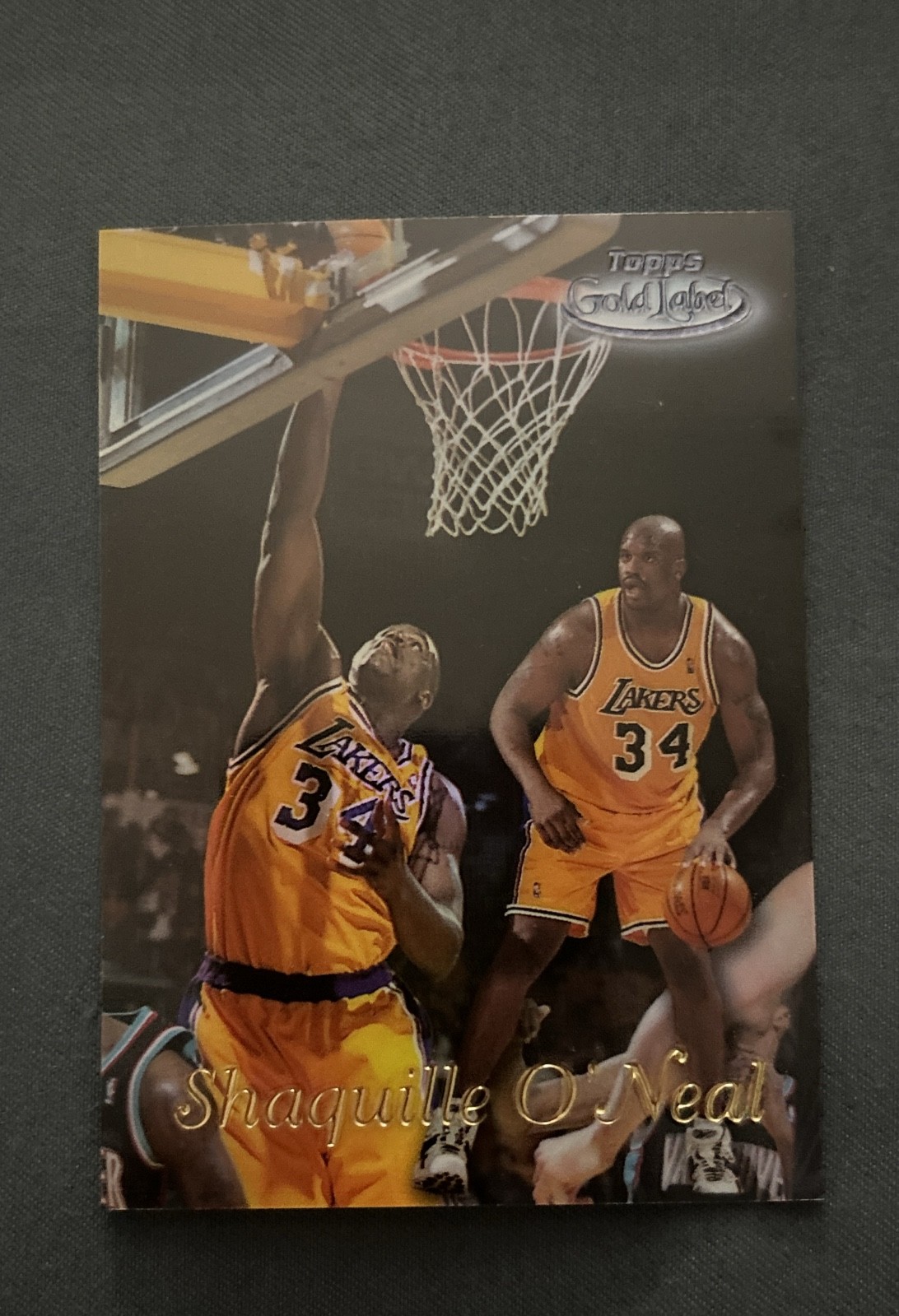 1998-99 Topps - Gold Label Shaquille O\'Neal #GL2 Black Label 1998-99 Topps - Gold Label Shaquille O\'Neal #GL2 Black Label