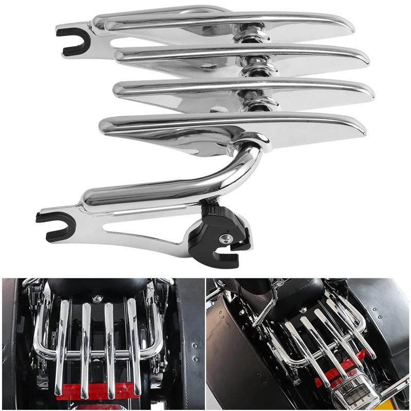 10 Pound Detachable Stealth Luggage Rack For Harley Touring Road Glide 2009-2025