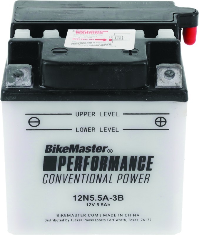 BikeMaster Standard Battery 12N5.5A-3B 44-CCA 12V 781033 RD125/RD250/RD350/RD400