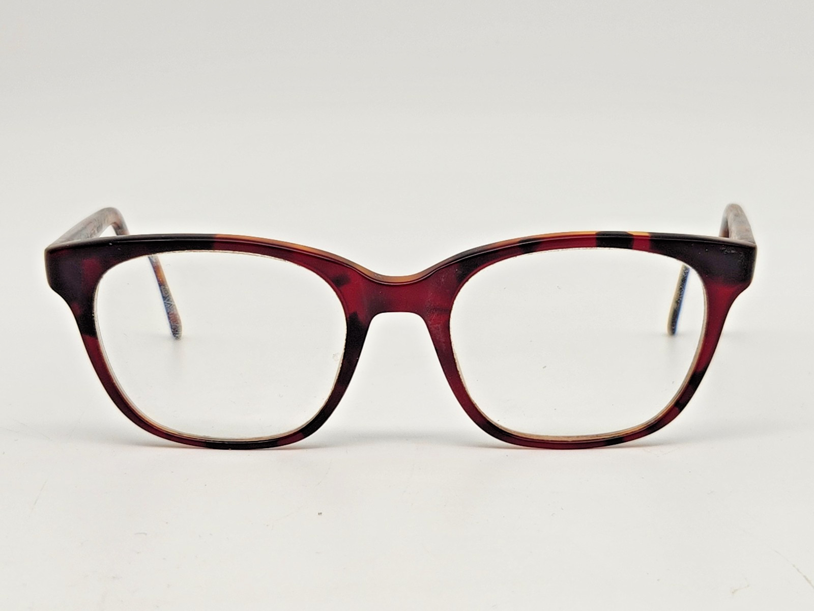 MASUNAGA Eyeglasses Red Black Frame 49-19-145 Made In Japan MASUNAGA Eyeglasses Red Black Frame 49-19-145 Made In Japan