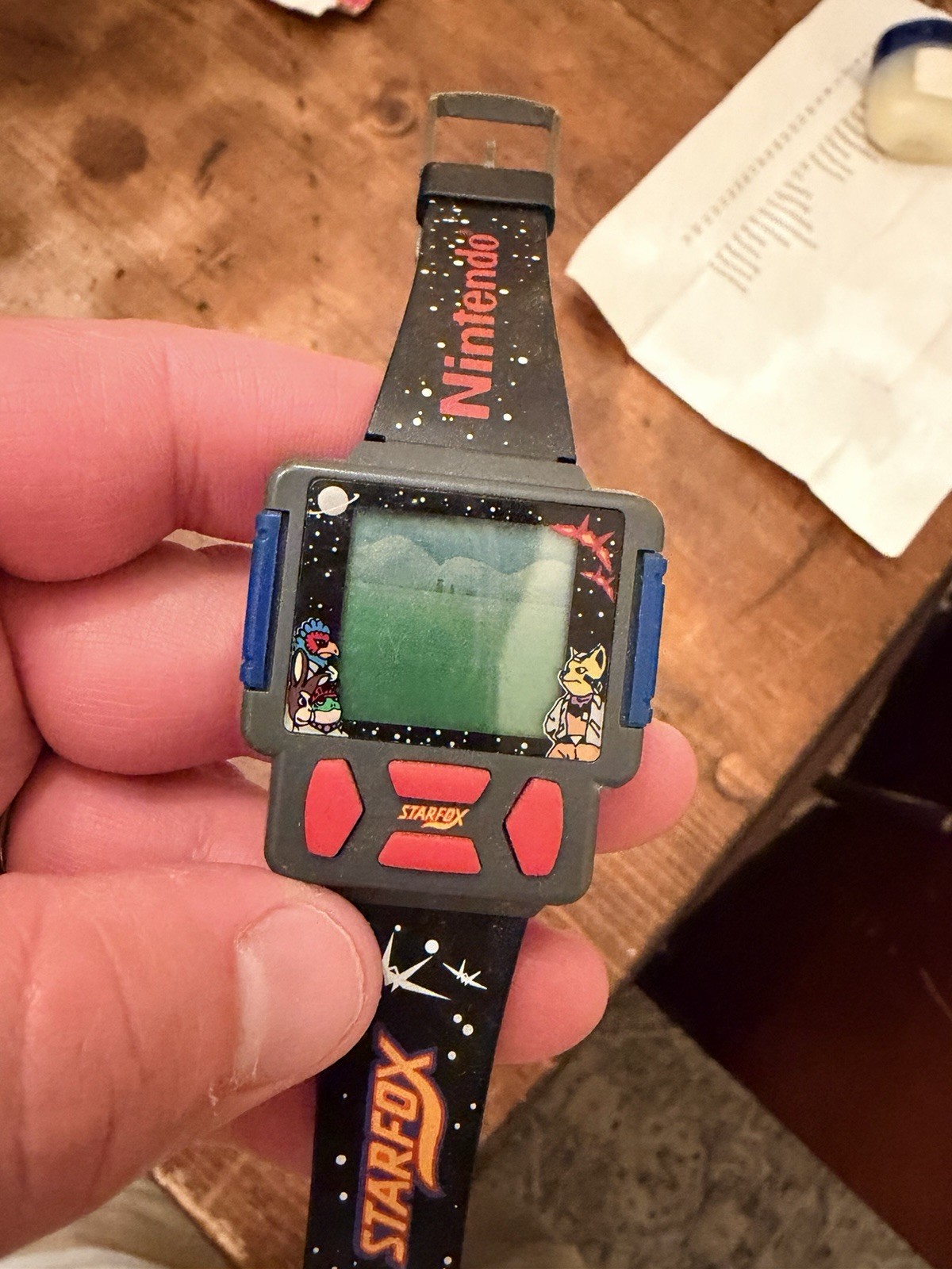 Vintage 1993 Nintendo Star Fox LCD Game Watch M.Z. Berger Rare Untested Gamer
