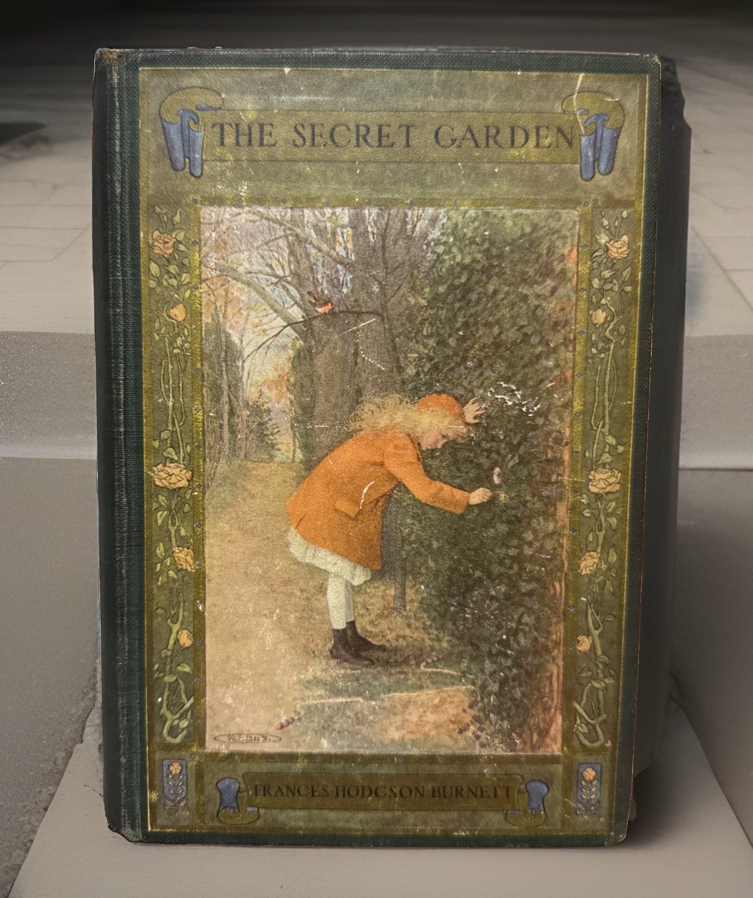 The Secret Garden, Frances Hodgson Burnett, 1911 First US Edition 1913 postcard The Secret Garden, Frances Hodgson Burnett, 1911 First US Edition 1913 postcard