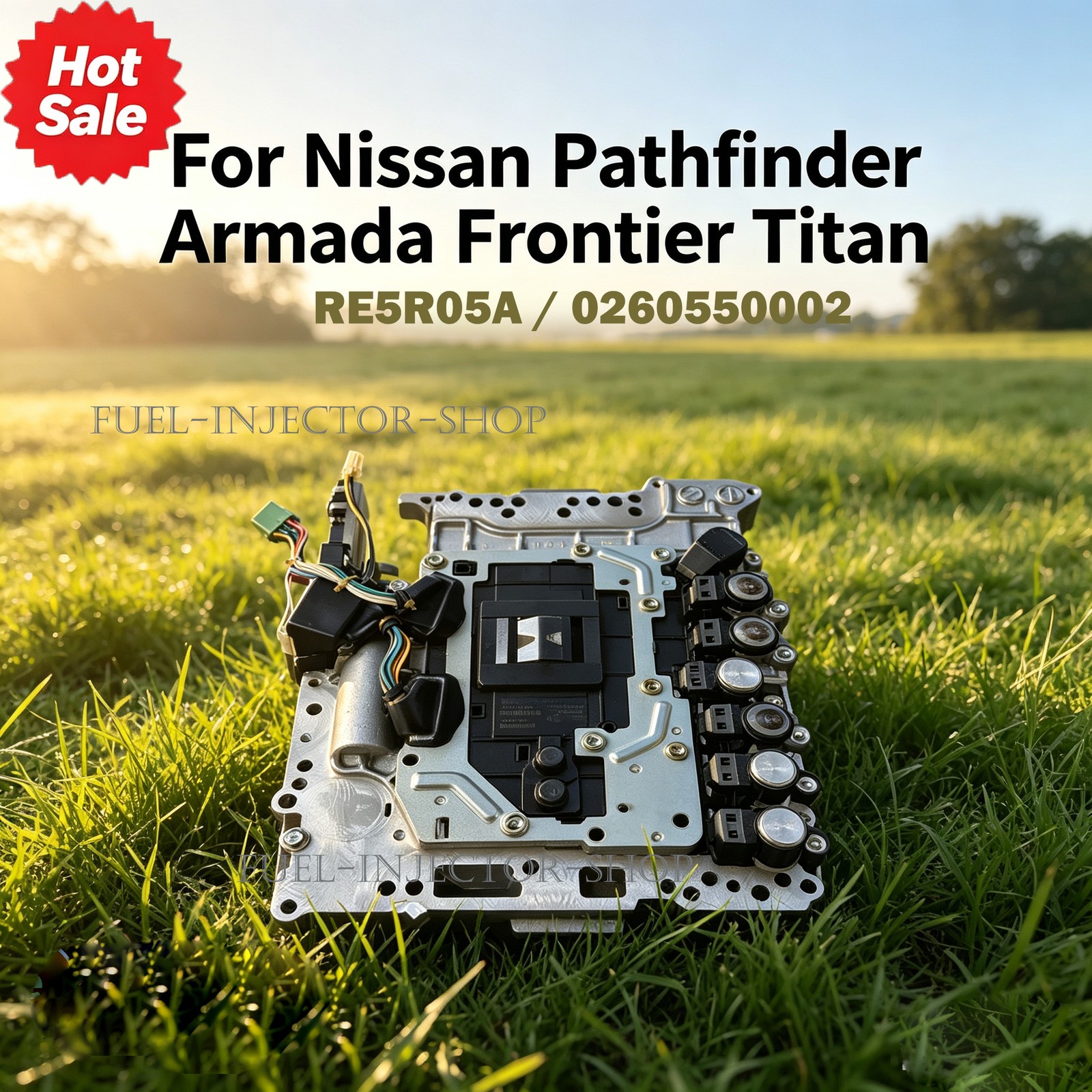RE5R05A Valve Body Solenoid TCM For Nissan Xterra Frontier 0260550002