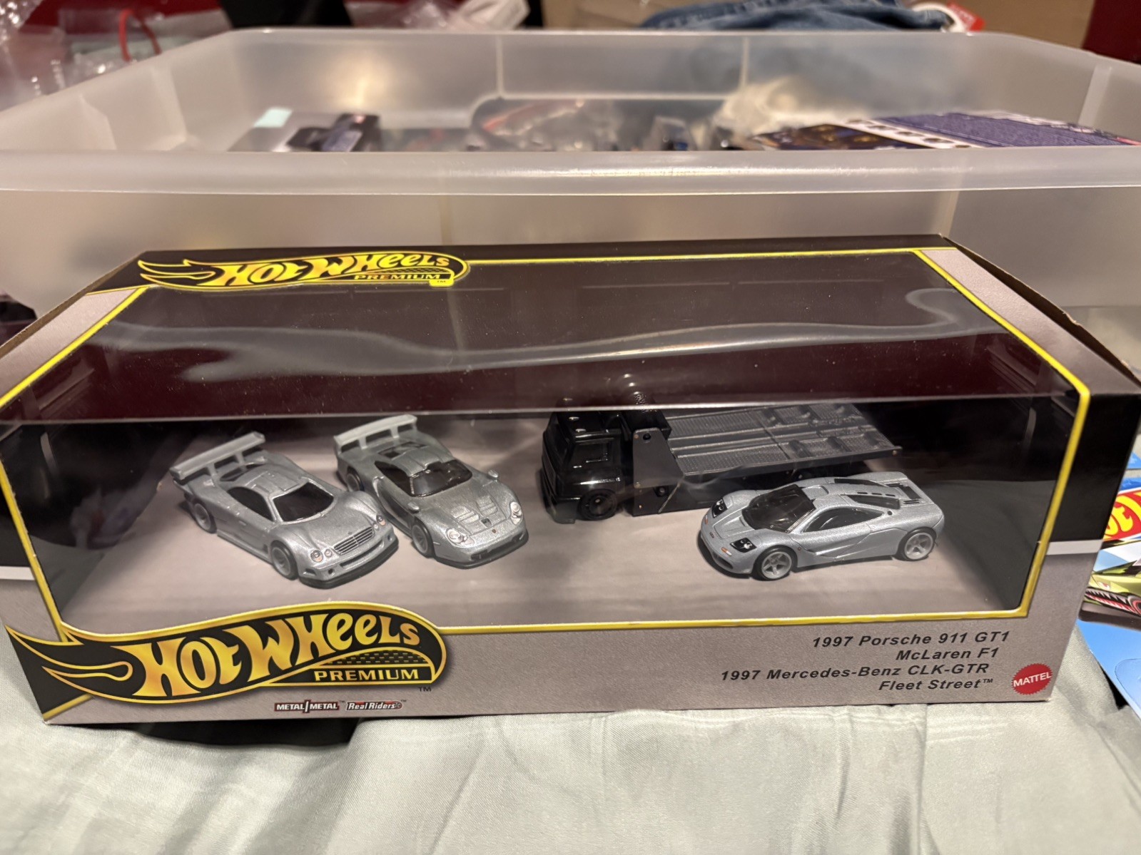 Hot Wheels Premium Fleet Street 4-Pack 1:64 Diecast Unopened: 911 GT1 Hot Wheels Premium Fleet Street 4-Pack 1:64 Diecast Unopened: 911 GT1