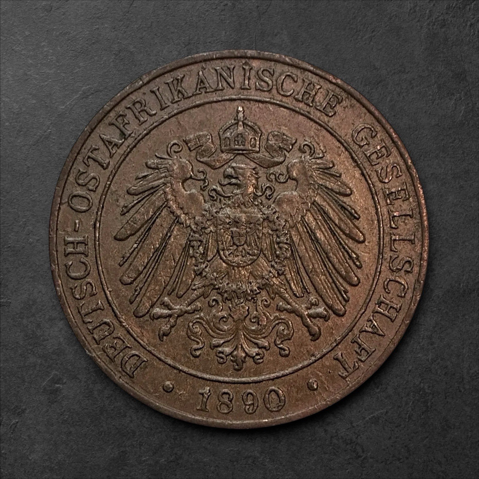 1890 German East Africa 1 Pesa, 
