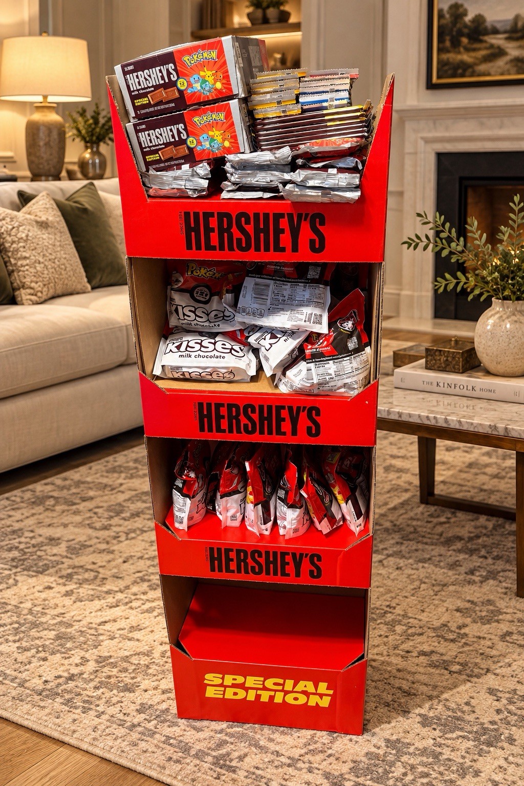 ☄️ 100x Hershey’s Pokémon Foils Milk Chocolate Candy, LOT OF 100 + DISPLAY ☄️ 100x Hershey’s Pokémon Foils Milk Chocolate Candy, LOT OF 100 + DISPLAY