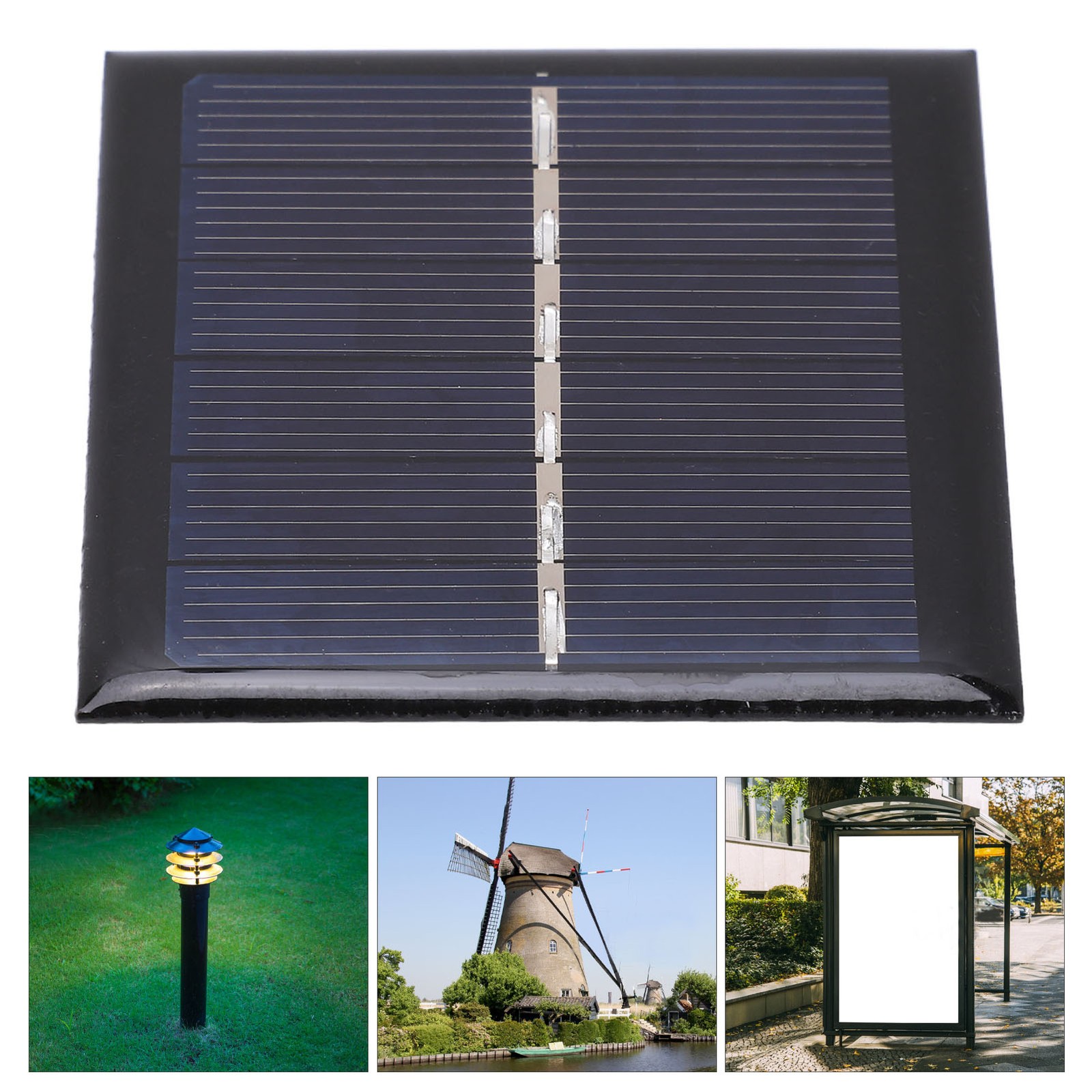 Portable 0.6W 3V Polysilicon Solar Panel Level A Solar Charging Board Module For