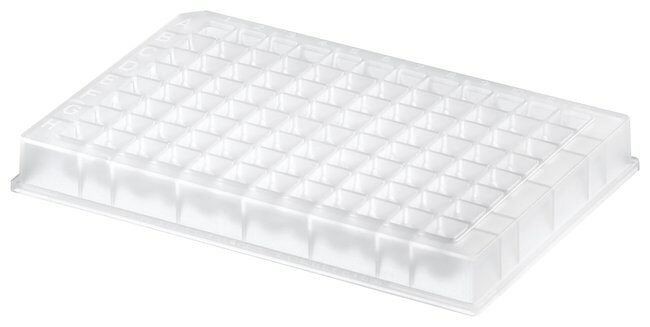 XPROLS KingFisher 96 Deep Well Plate 0.5ml Conical Bottom, Square well, sterile