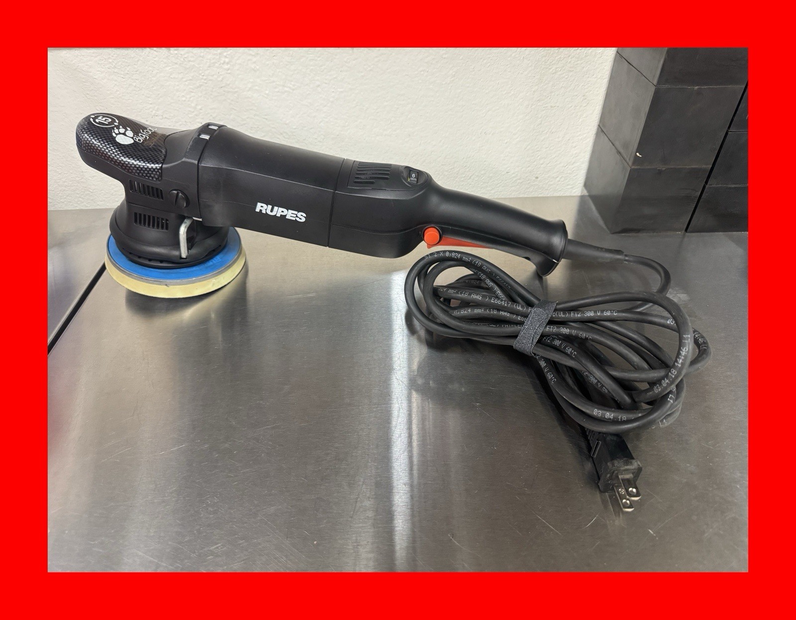 Rupes BigFoot LHR15 ES Random Orbital Machine Polisher - 5