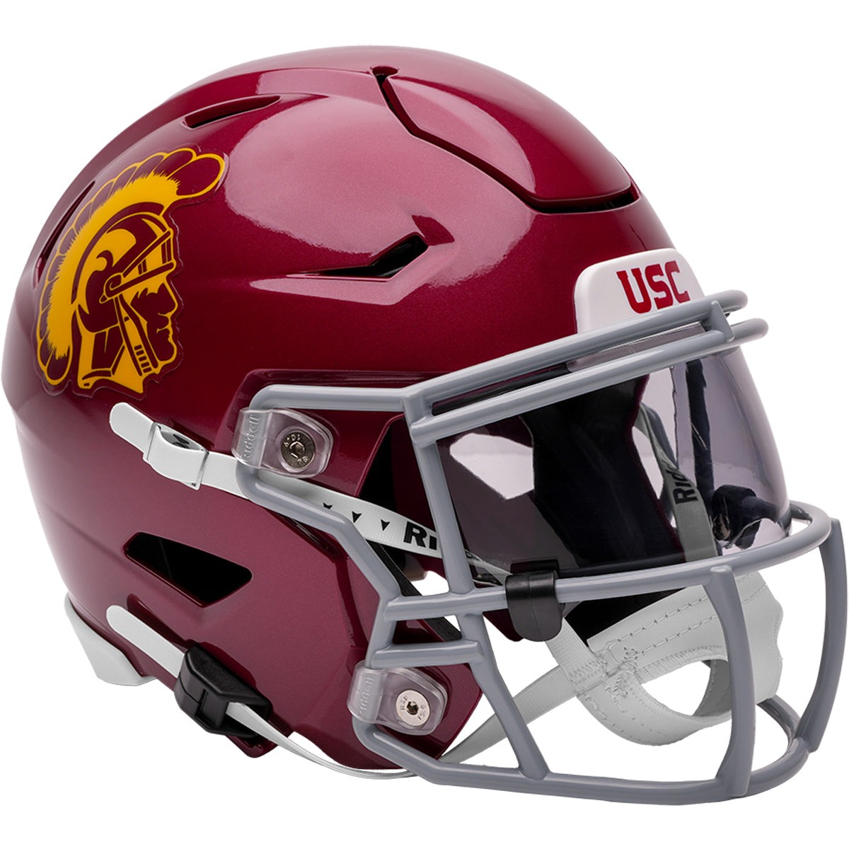 USC Trojans Riddell SpeedFlex Mid-Size MIDI Football Helmet