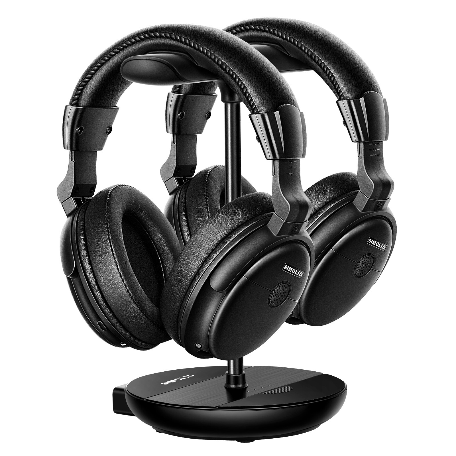 Dual Wireless TV Headphones w/ Tone & Balance Control, Clear Voice for Seniors Dual Wireless TV Headphones w/ Tone & Balance Control, Clear Voice for Seniors