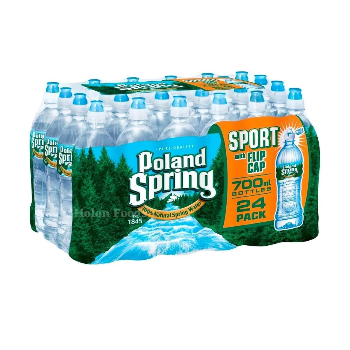 Poland Spring Water ,Sport with Flip Cap 23.7 Oz ( Pack of 24 )
