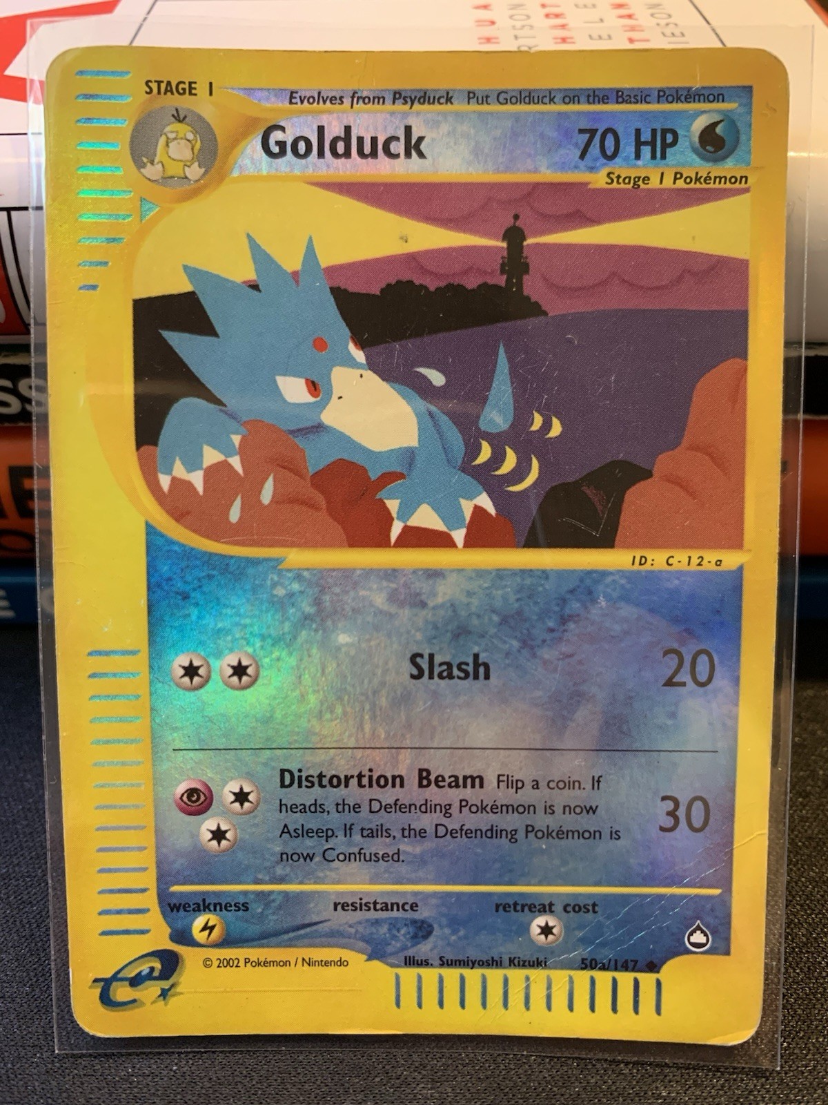 2002 Pokemon, Aquapolis, #50a/147 Golduck, Reverse Holo Uncommon HP 2002 Pokemon, Aquapolis, #50a/147 Golduck, Reverse Holo Uncommon HP