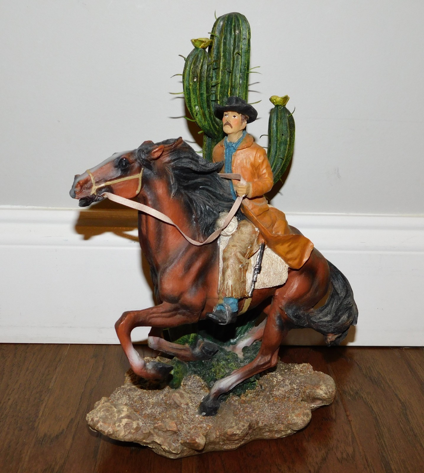 Southwestern Cowboy Riding Horse 13