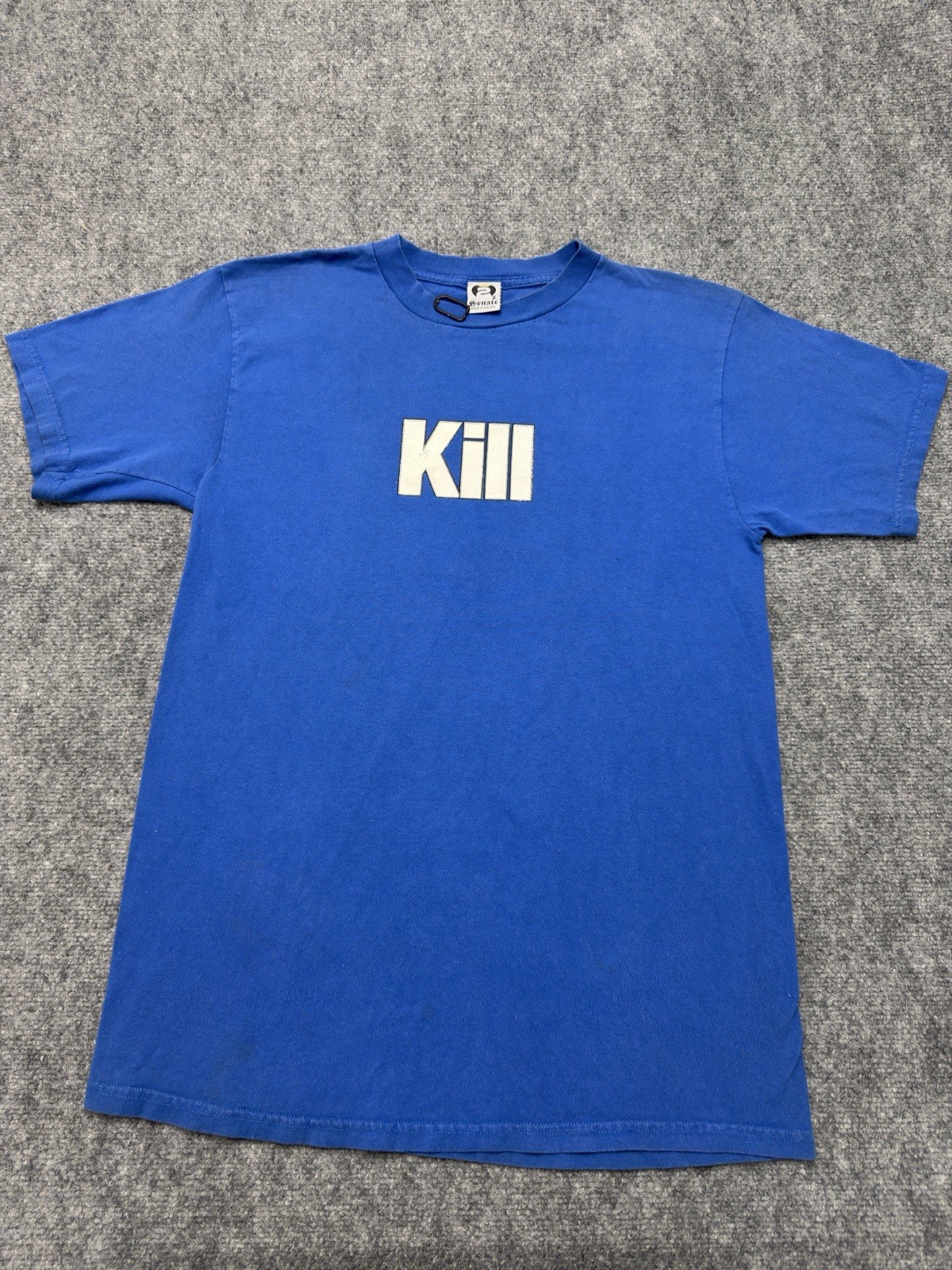 Vintage Senate KILL Halo Logo Inline Skate RARE Tee Mens Lg Blue Grunge 90s Vintage Senate KILL Halo Logo Inline Skate RARE Tee Mens Lg Blue Grunge 90s