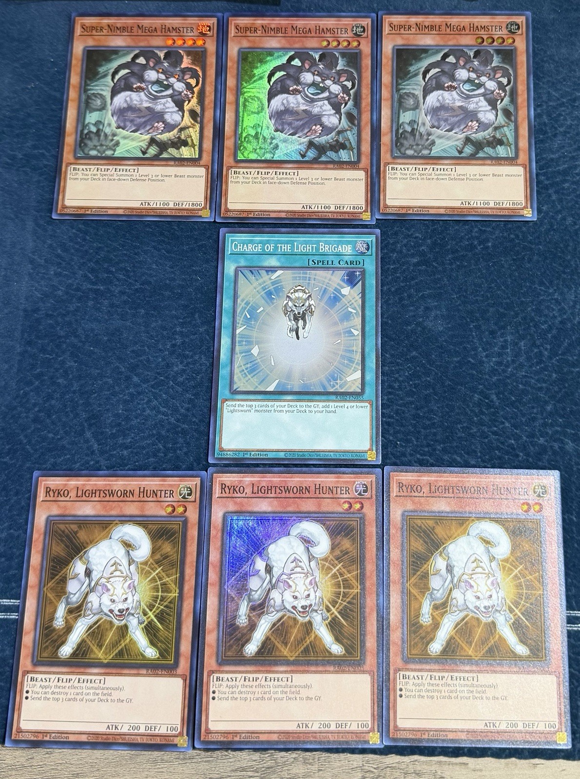 Ryko Lightsworn Hunter Edison Yugioh Core Super Rare Nimble Mega Hamster Charge Ryko Lightsworn Hunter Edison Yugioh Core Super Rare Nimble Mega Hamster Charge