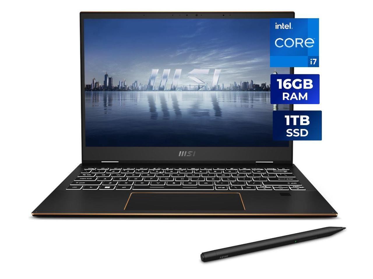MSI Laptop Intel Core i7-1360P 16GB Memory 1 TB PCIe SSD 13.4 MSI Laptop Intel Core i7-1360P 16GB Memory 1 TB PCIe SSD 13.4