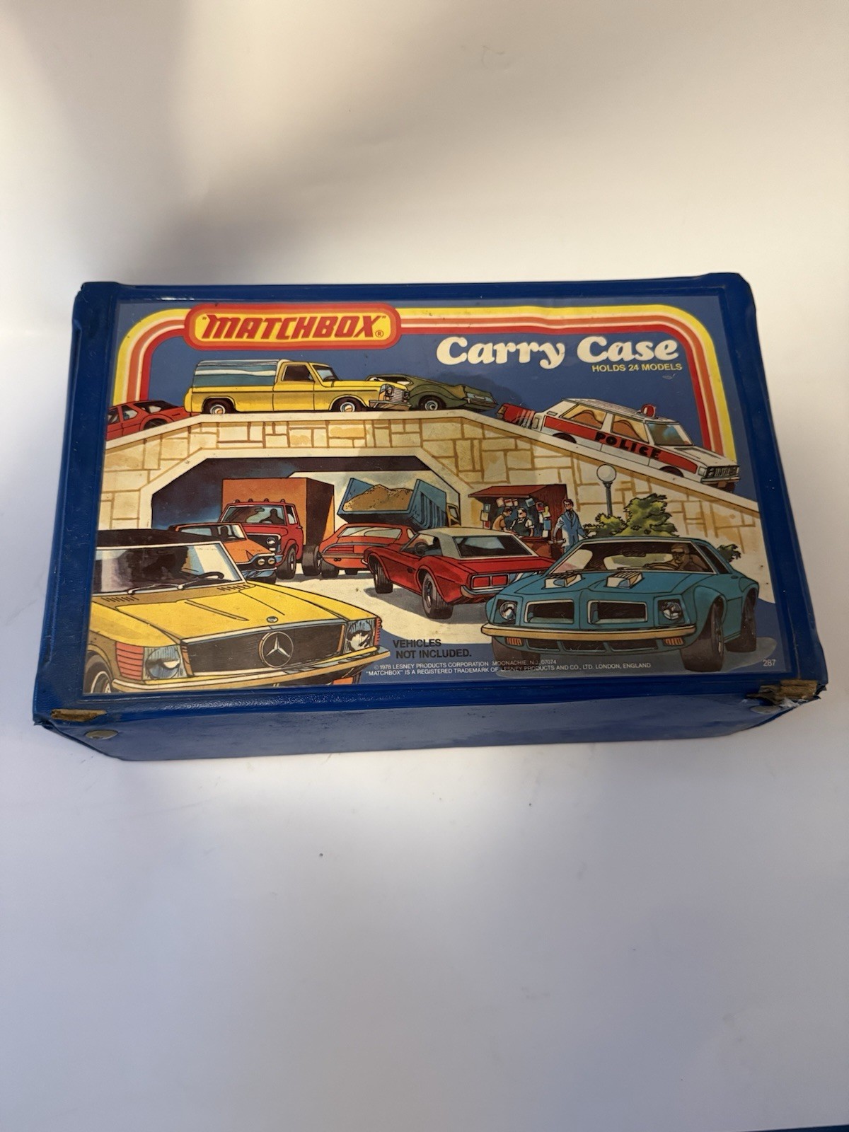 Vintage Matchbox Cars and Carrying Case - Includes 24 Cars
