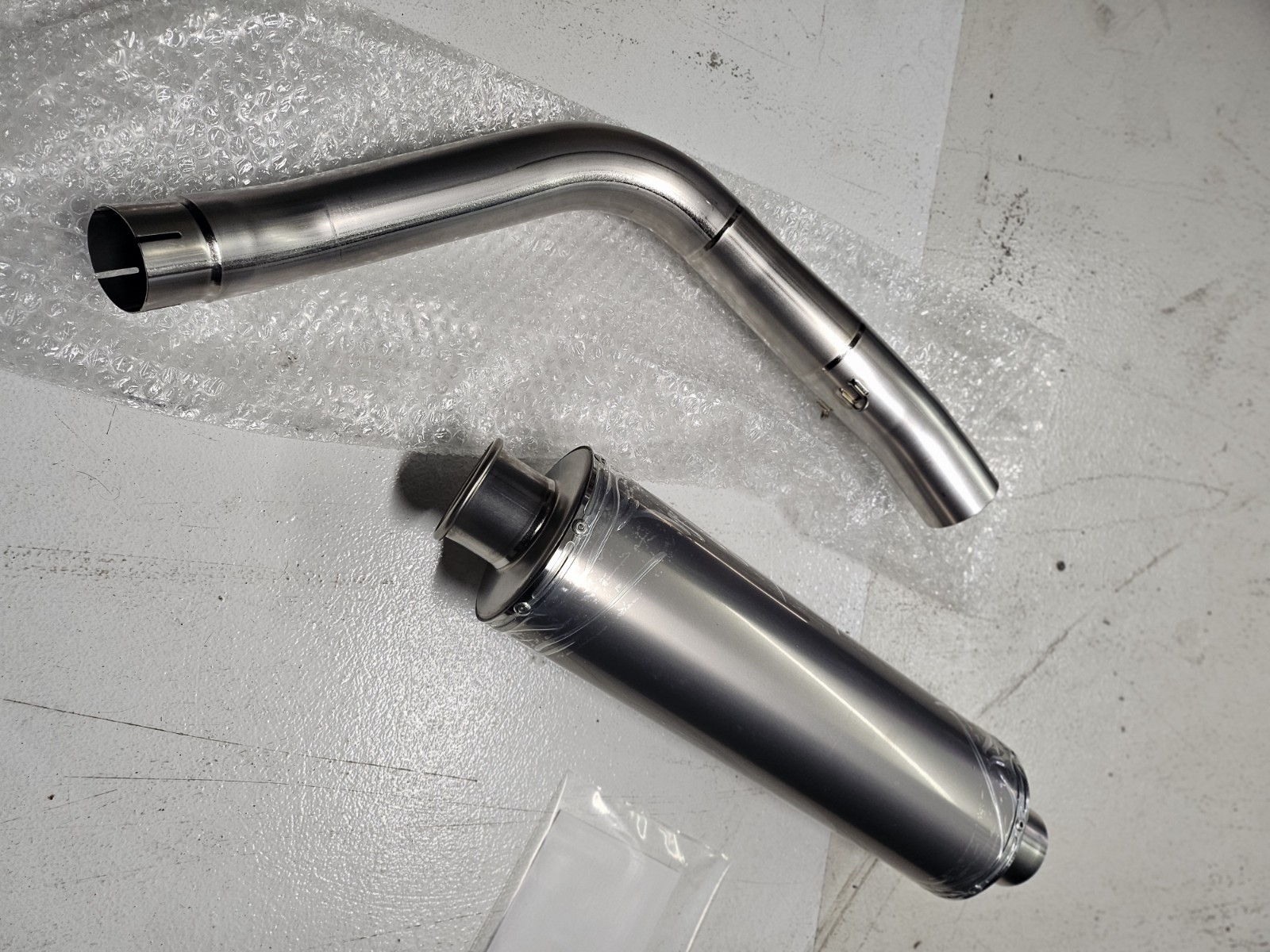 03-04 Honda CBR600RR NOS Sato Racing Titanium Exhaust Half System