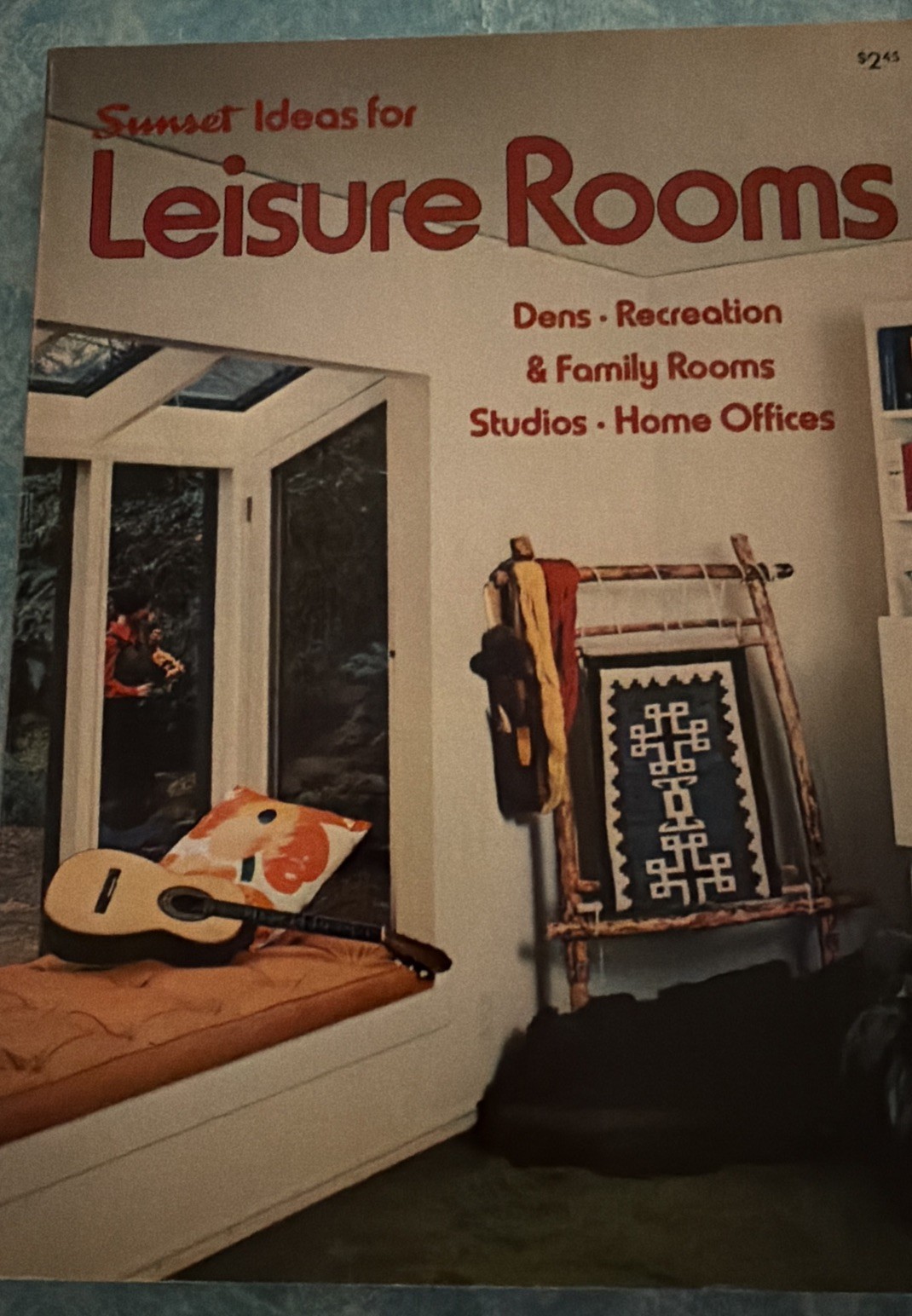 Sunset Ideas for Leisure Rooms - MCM Design  (1975) Lane Publishing 5th Print