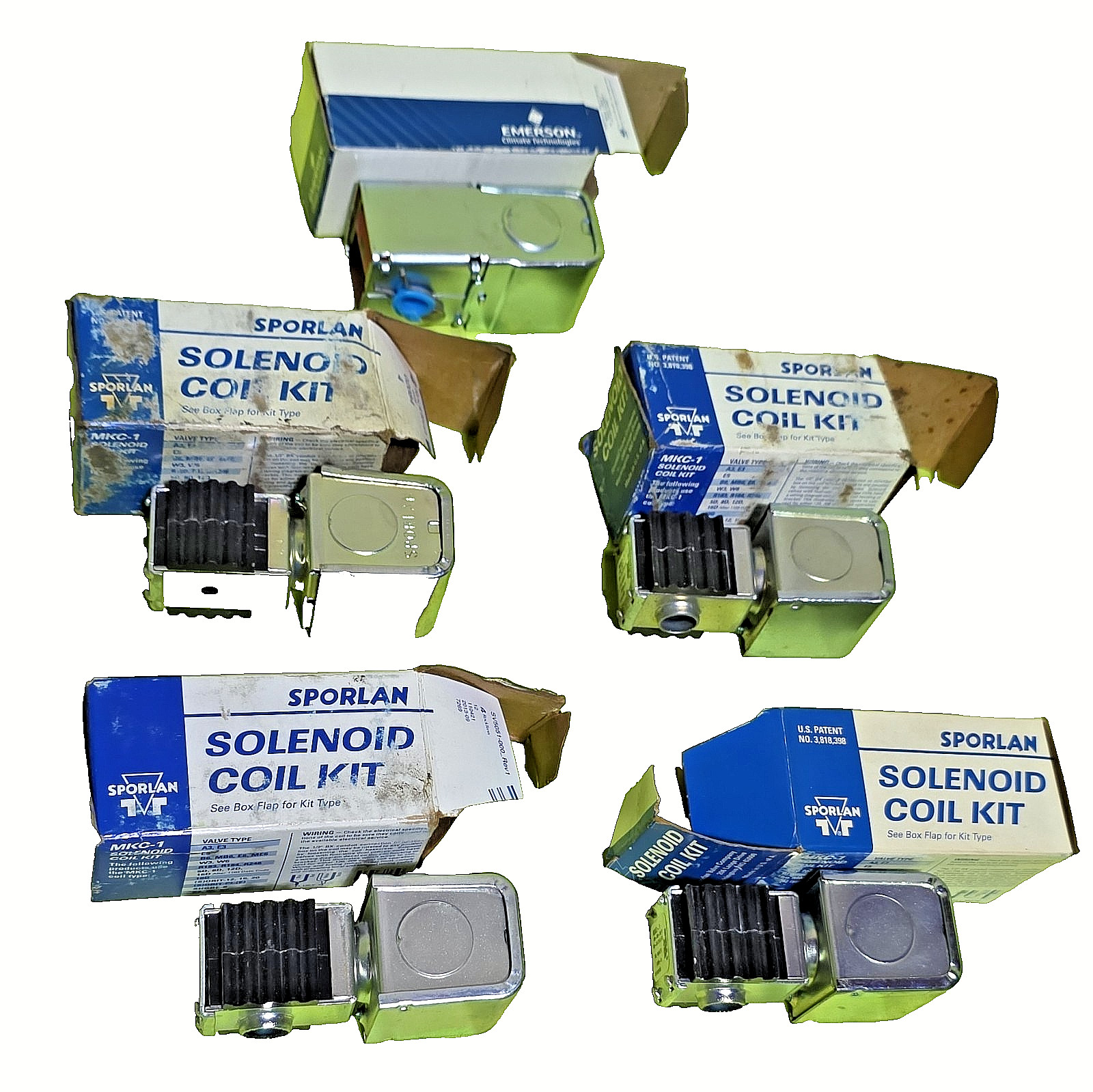 Sporlan MKC-1 & Emerson AMG Solenoid Valve Coil Lot of 5 120V 208-240V NOS