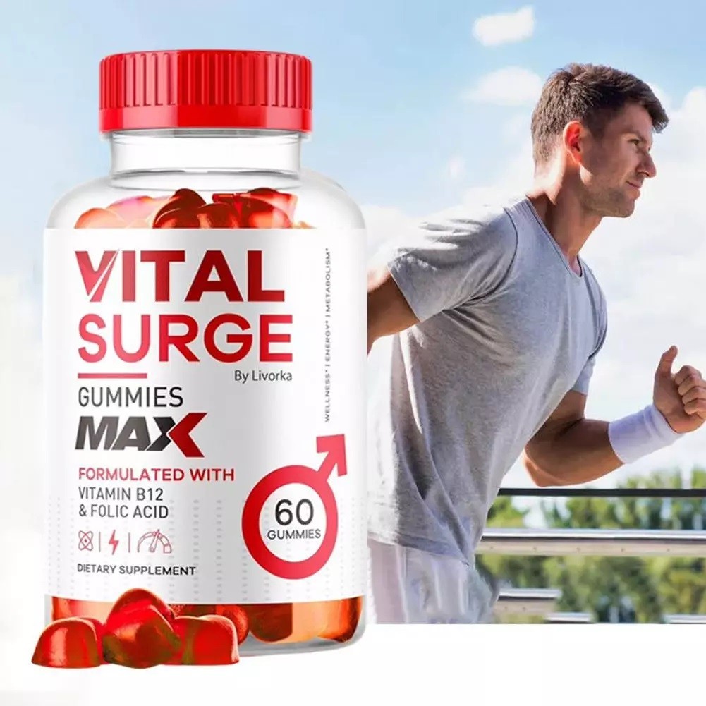1~3X Vital Surge Male Gummies Maximum Strength Vital Surge Advanced Formula 60X