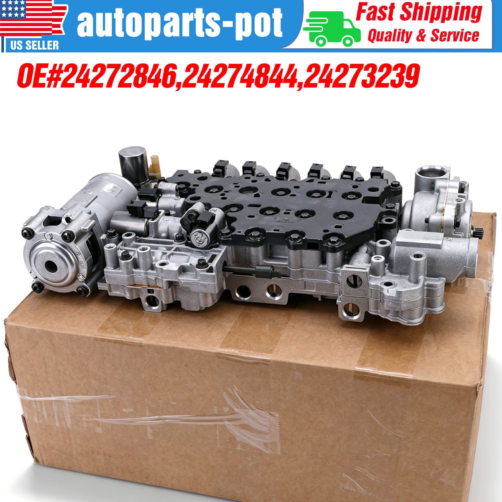 8-Speed 8L90 Automatic Transmission Valve Body w/ Solenoids For GM Chevy 2015+