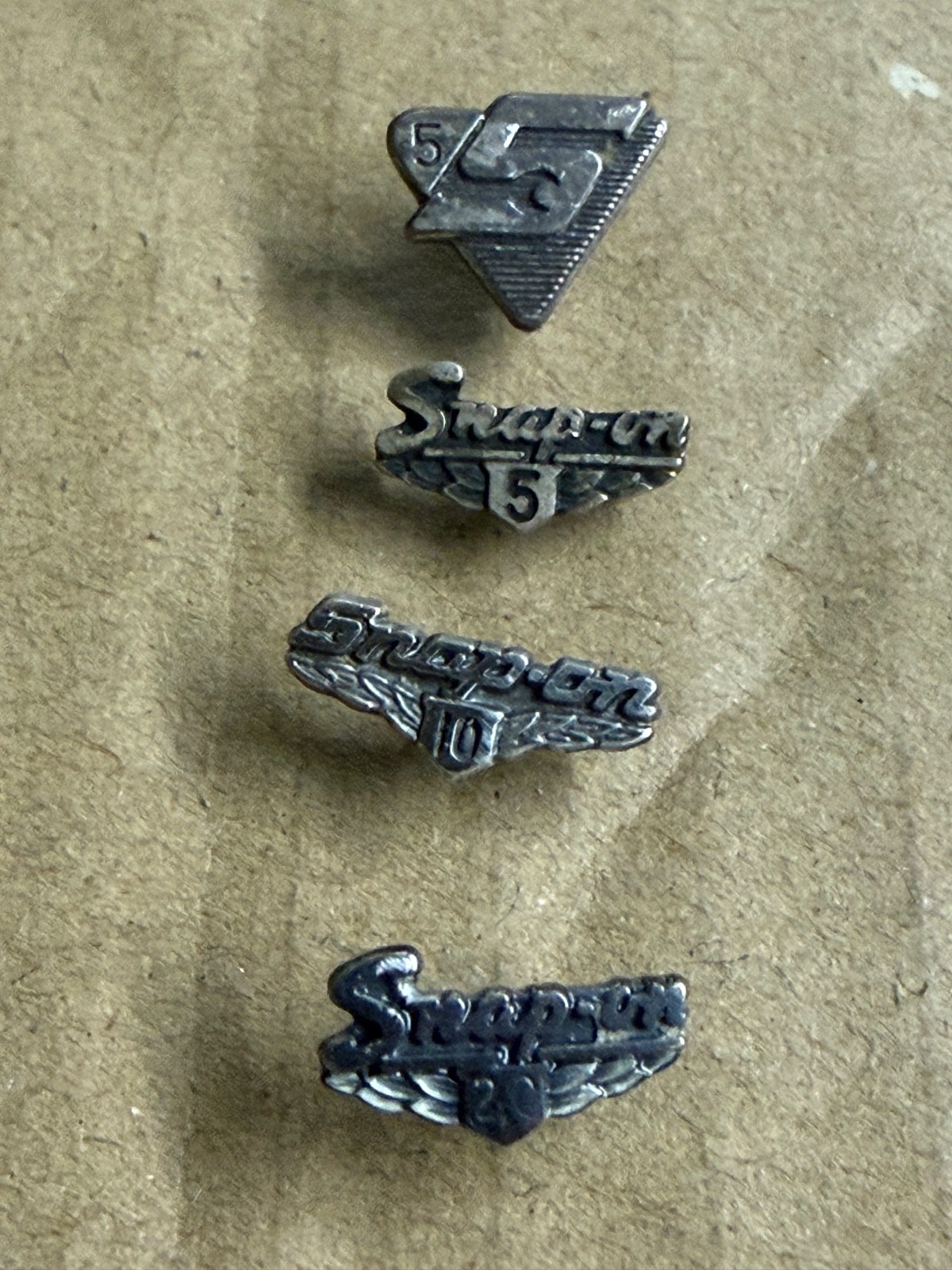 RARE Snap on Tool Anniversary pin 5 10 20 year pins 