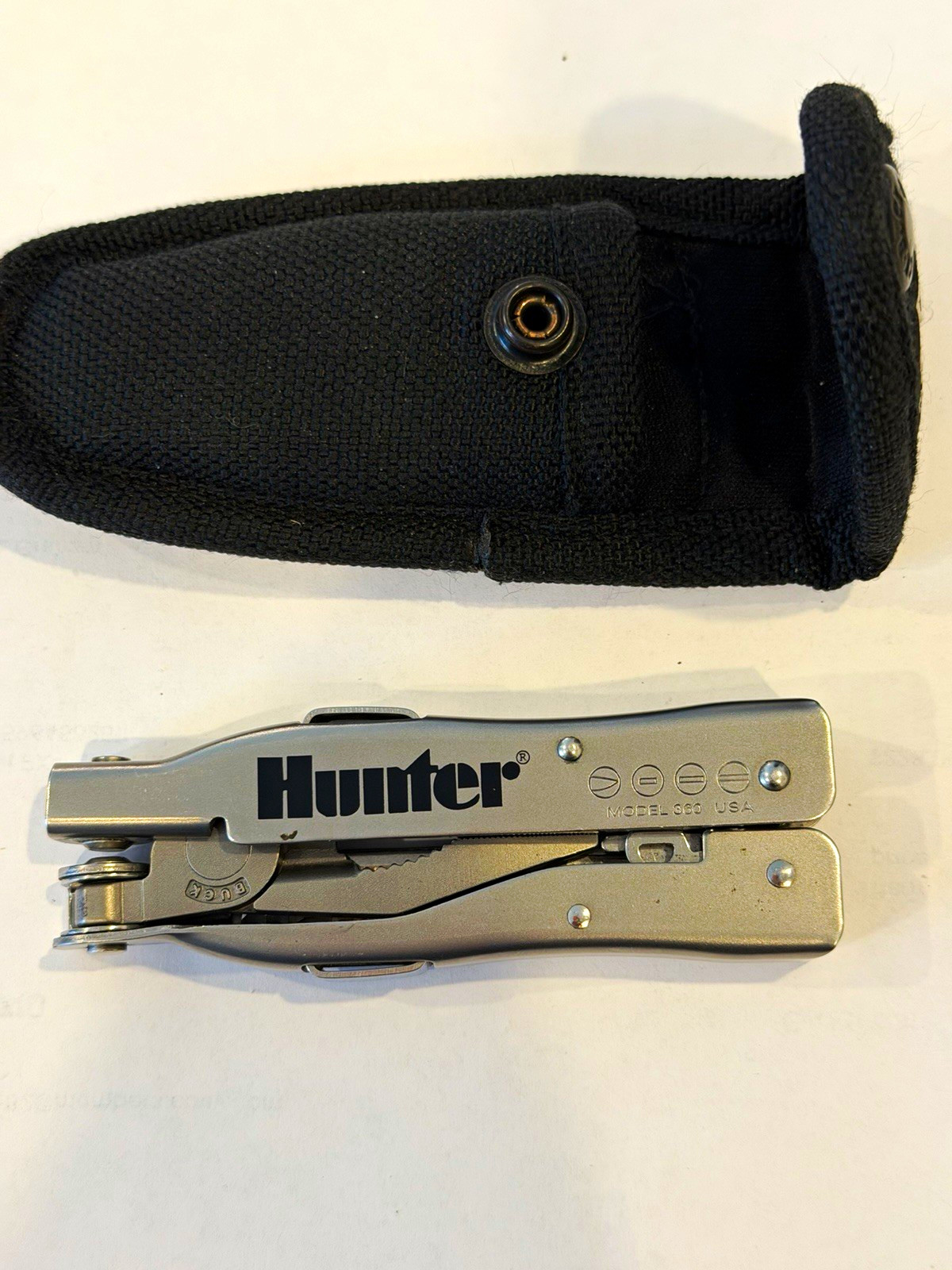 Vintage Buck Knives BuckTool Model 360 multi-tool, made in the USA.